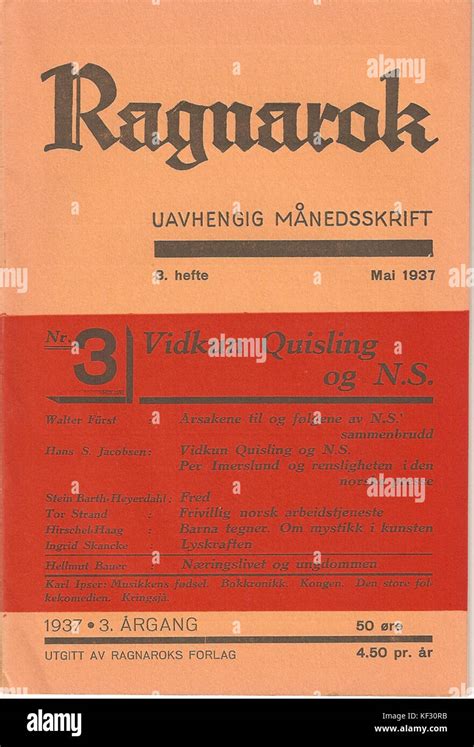 Ragnarok: 1937 .